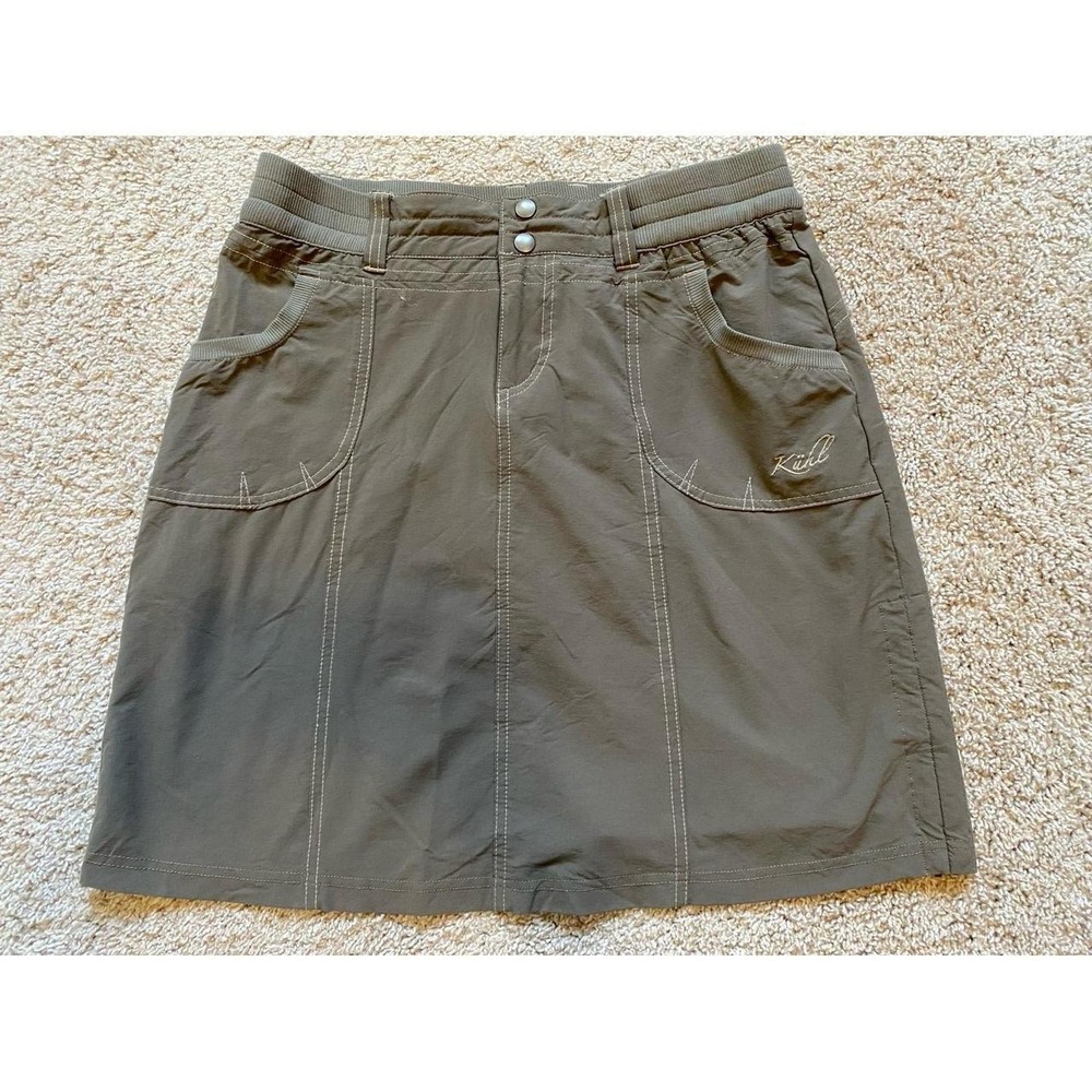 Kuhl Skort 6 Short Hiking Camping Stretch Pickleball Tennis Skirt